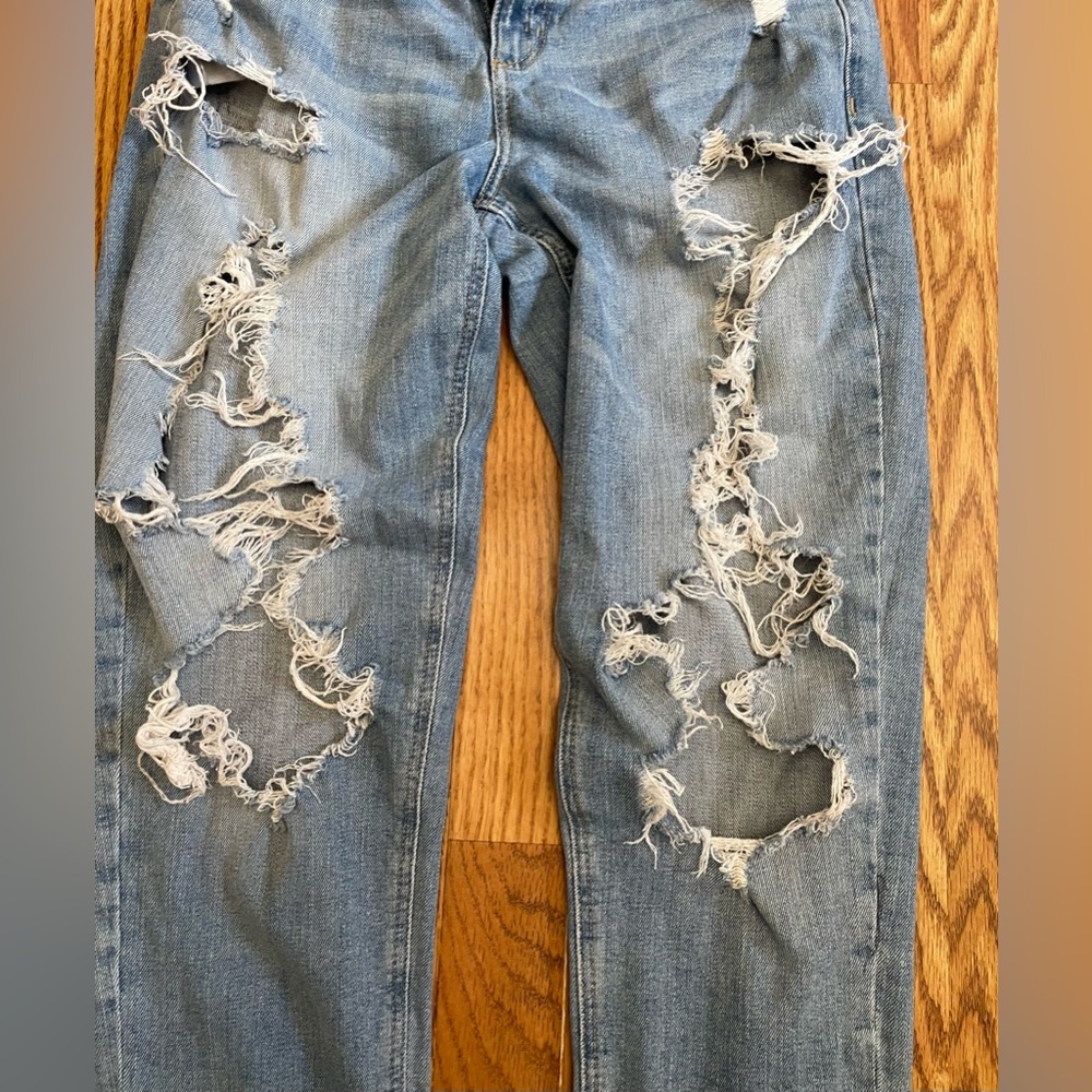 Garage Girlfriend Jeans distressed size 7 - Picture 2 of 11